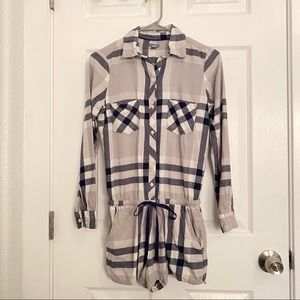 Aerie Plaid jumpsuit/romper